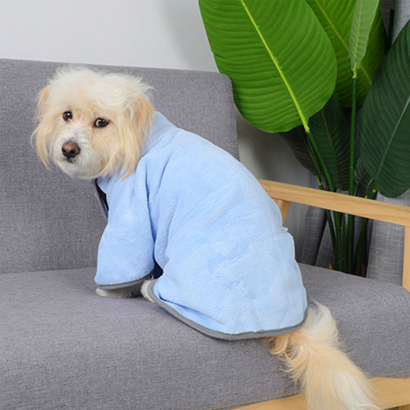 Quick-drying Absorbent Dog Bathrobe