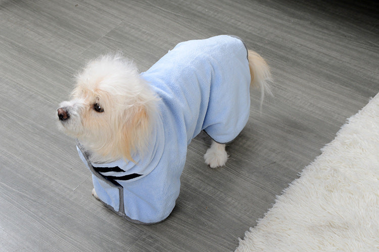 Quick-drying Absorbent Dog Bathrobe