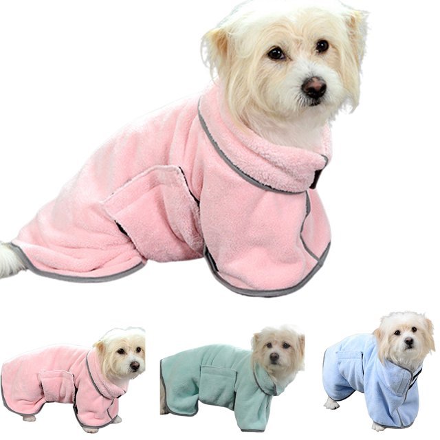 Quick-drying Absorbent Dog Bathrobe