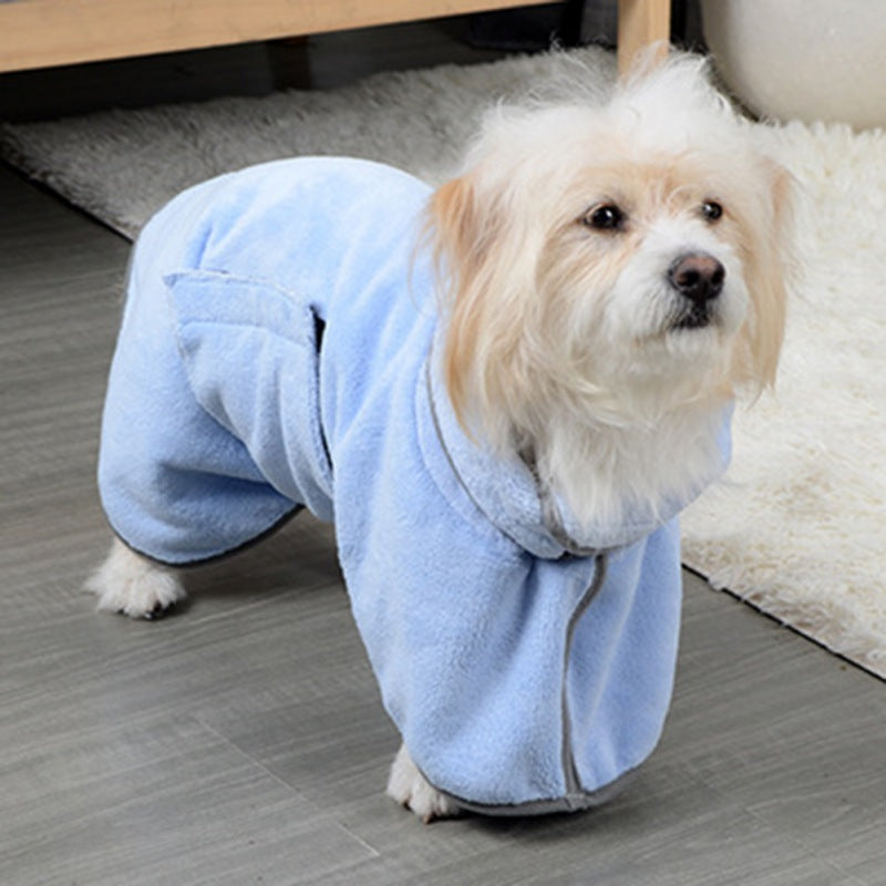 Quick-drying Absorbent Dog Bathrobe