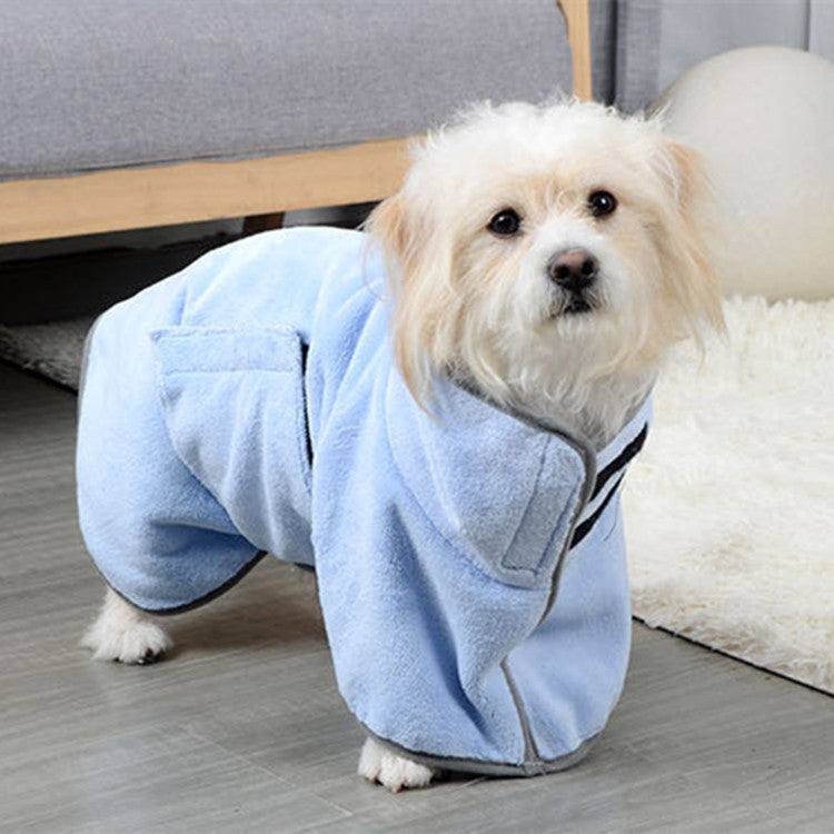 Quick-drying Absorbent Dog Bathrobe